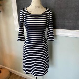 NWOT Kate Spade ♠️ Navy White Striped Dress S
